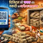 नई दिल्ली : डिजिटल की चमक और नकदी का अभेद्य साम्राज्य वर्तमान भारत की स्थिति।
